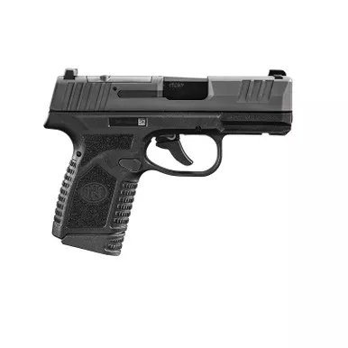 FN 66101414 Reflex MRD Micro-Compact Frame 9mm Luger 10+1, 3.30″ Black Target Crown Steel Barrel, Black PVD Optic Ready/Serrated Steel Slide & Polymer Frame w/Picatinny Rail, Ambidextrous