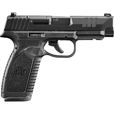 FN 66101763Micro-Compact Frame 9mm Luger 10+1 3.80″ Black Target Crown Steel Barrel, Black PVD Optic Cut/Serrated Stainless Steel Slide & Polymer Frame w/Picatinny Rail Interchangeable Backstrap Grip