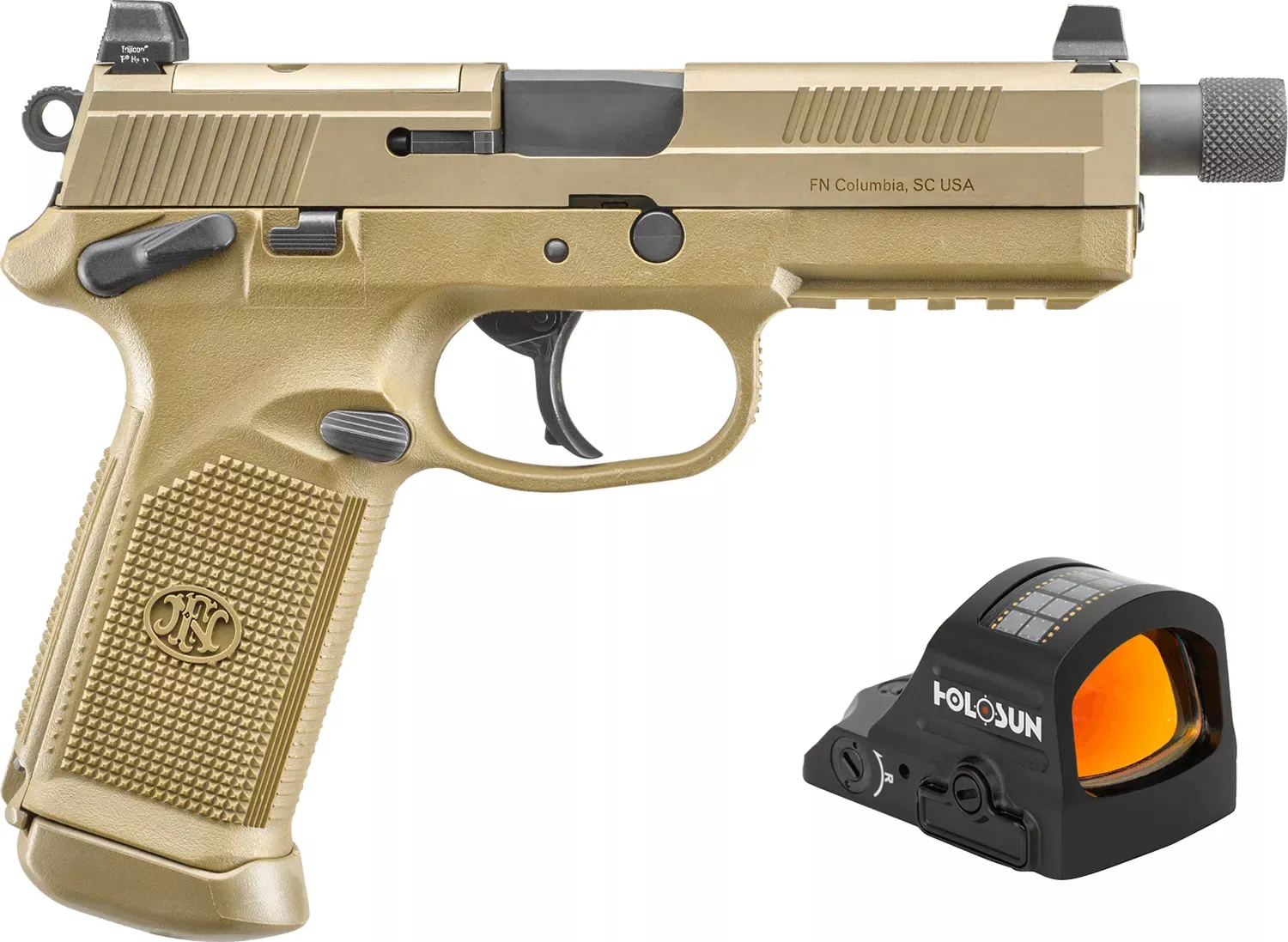 FN FNX w/Optic 45 ACP Pistol 5.30″ Flat Dark Earth 66102270