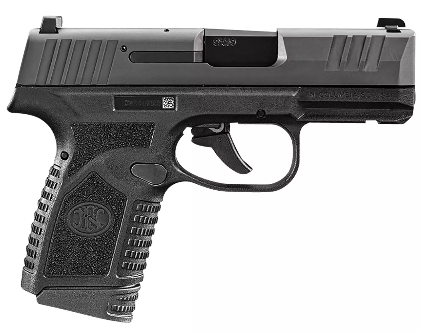 FN Reflex 9mm Luger Pistol 3.30" Black 66101412