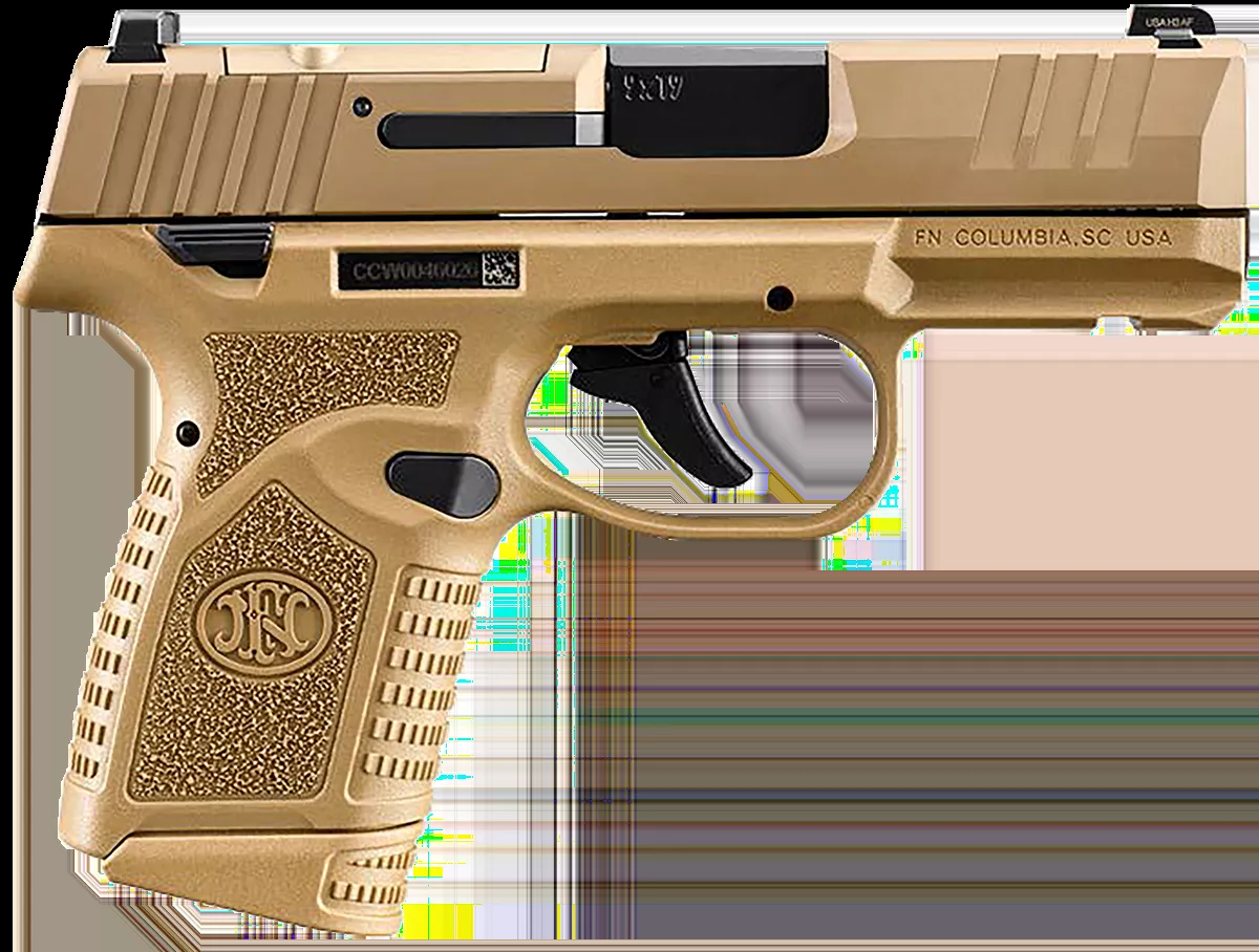 FN Reflex MRD Micro-Compact 9mm Luger 10+1 3.30″ Barrel Optic Ready Slide Polymer Frame Tritium Front Sight SAO FDE 66101423