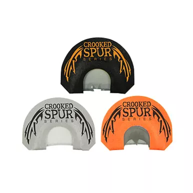 Foxpro CSMCOMBO Crooked Spur Combo Pack Diaphragm Call Double/3.5 Reed Turkey Sounds Attracts Turkeys Black/Orange/White 3 Piece