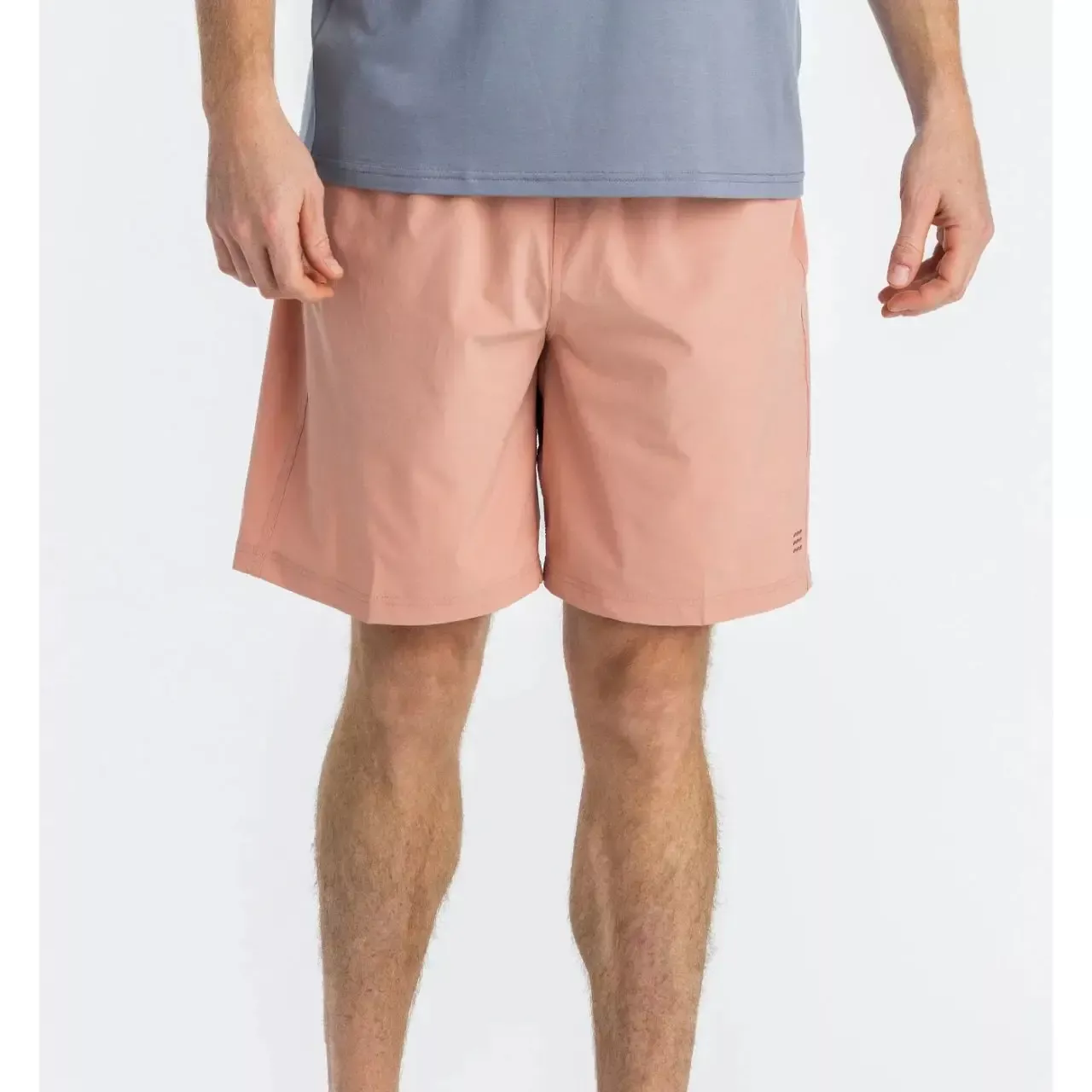 Free Fly Men’s Breeze 8” Shorts-Orange Dusk