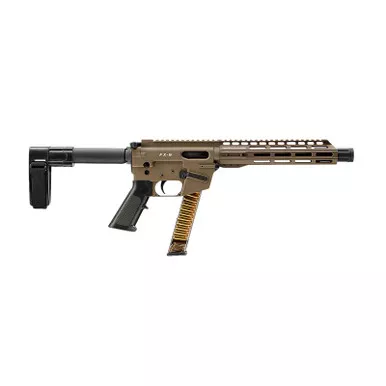 FREEDOM ORDNANCE FX9P10SBM-FDE FX9P 9mm Luger 10″ Flat Dark Earth