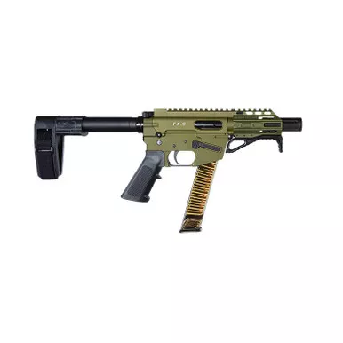 FREEDOM ORDNANCE FX9P4SBM-ODG FX9P 9mm Luger 4″ OD Green