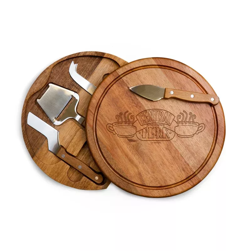 Friends Central Perk – Acacia Circo Cheese Cutting Board & Tools Set