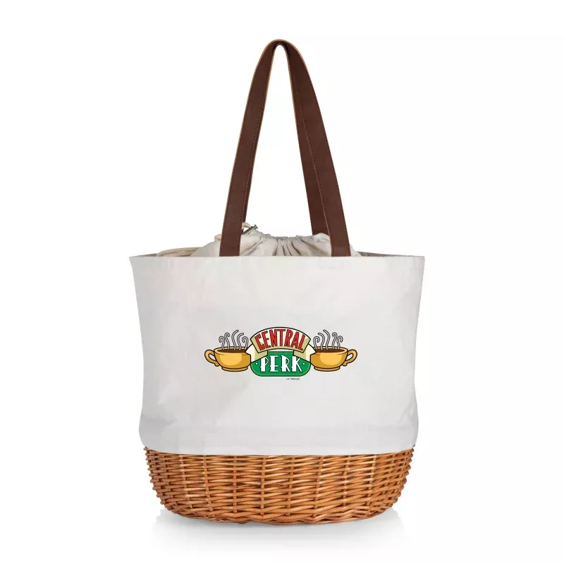 Friends Central Perk – Coronado Canvas and Willow Basket Tote
