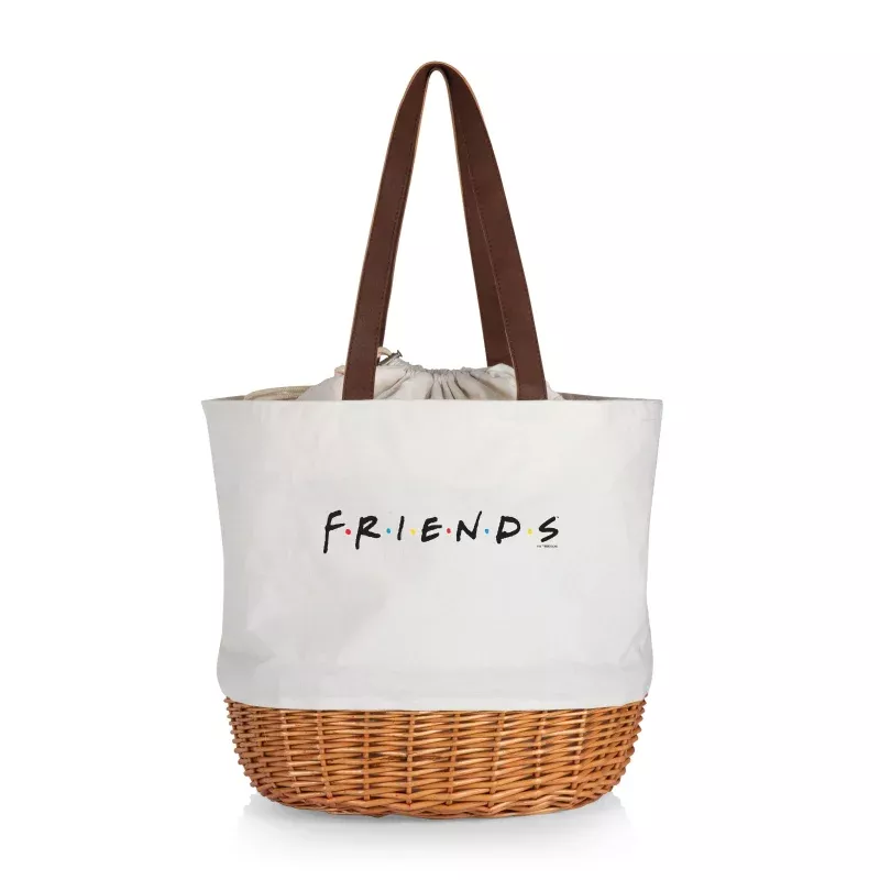 Friends – Coronado Canvas and Willow Basket Tote