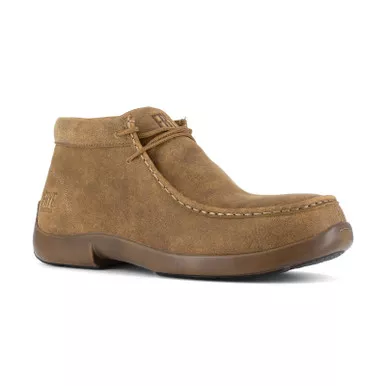 FRYE SUPPLY Men's Tan Safety-Crafted Utility Chukka Moccasins (FR40703)