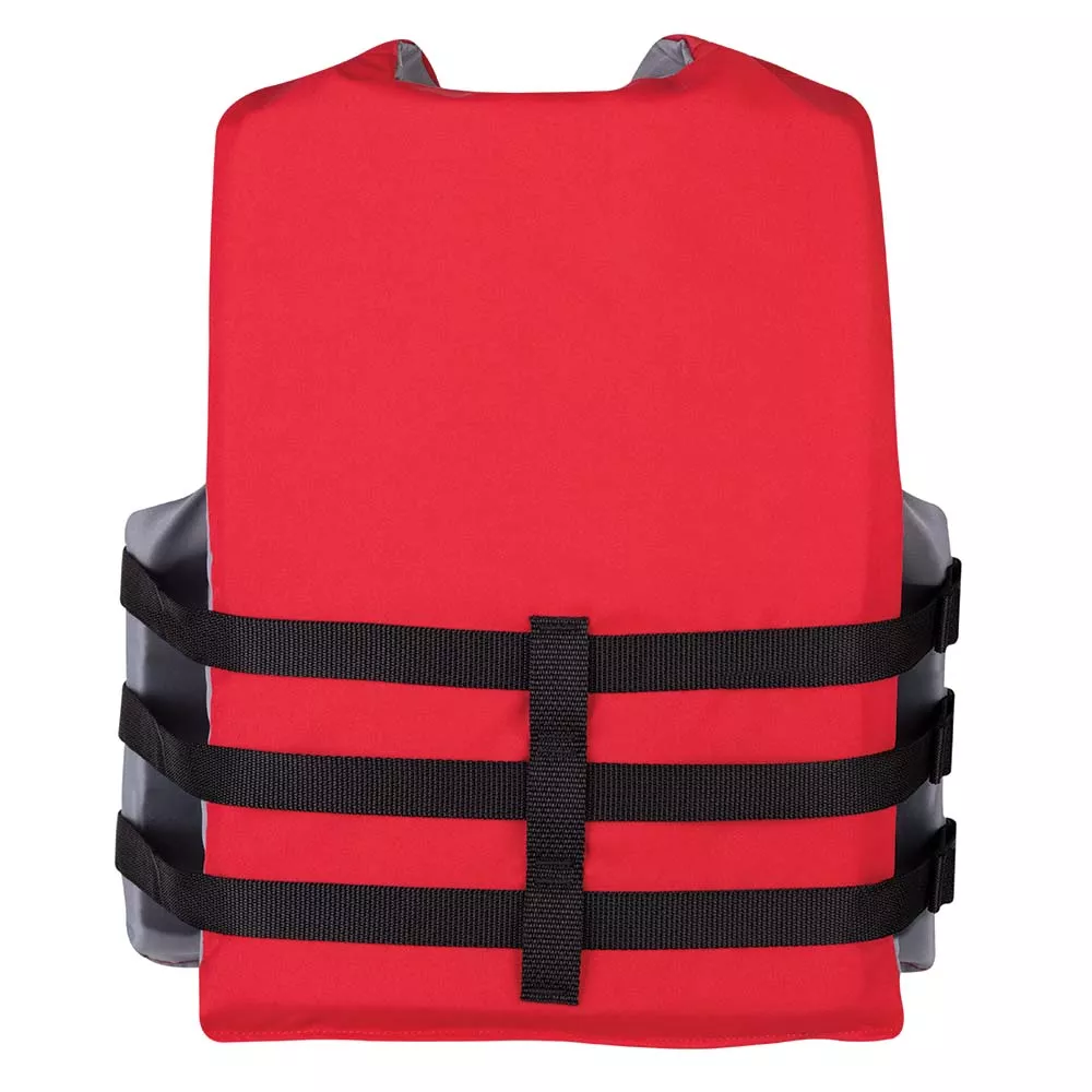 Full Throttle Adult Universal Ski Life Jacket – Red