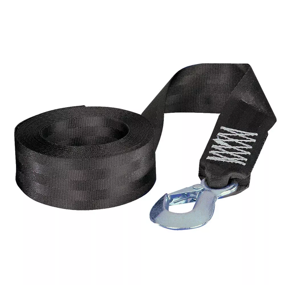 Fulton 2″ x 12′ Winch Strap w/Hook – 1,800lbs Max Load