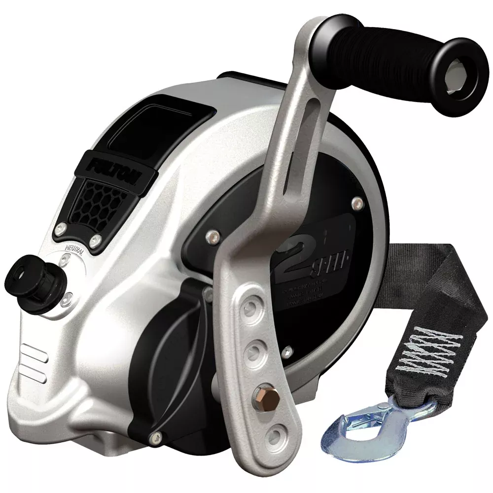 Fulton F2 Trailer Winch 3,200 lbs. – 2-Speed w/Strap