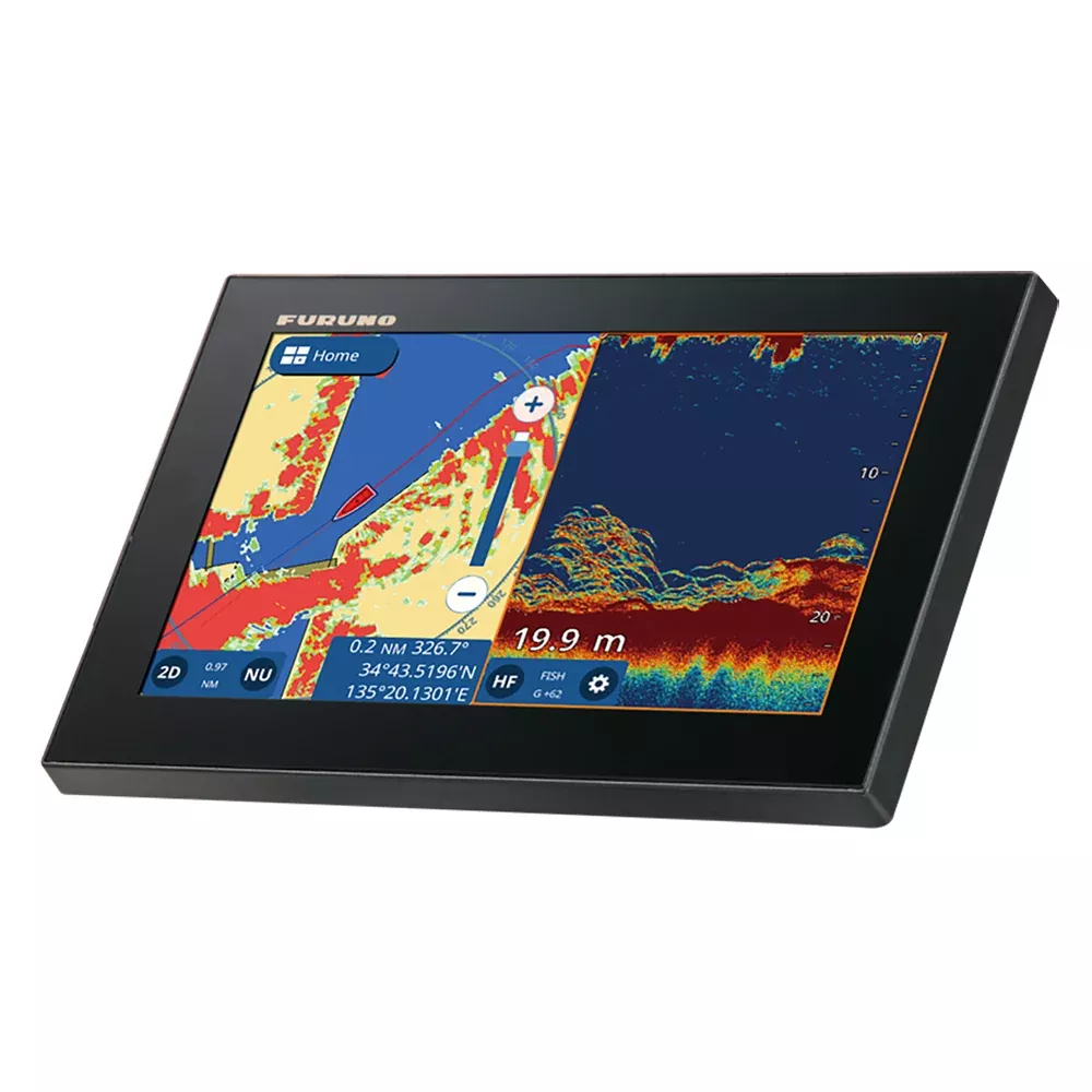 Furuno GP1971F 9″ GPS/Chartplotter/Fishfinder 50/200, 600W, 1kW, Single Channel & CHIRP