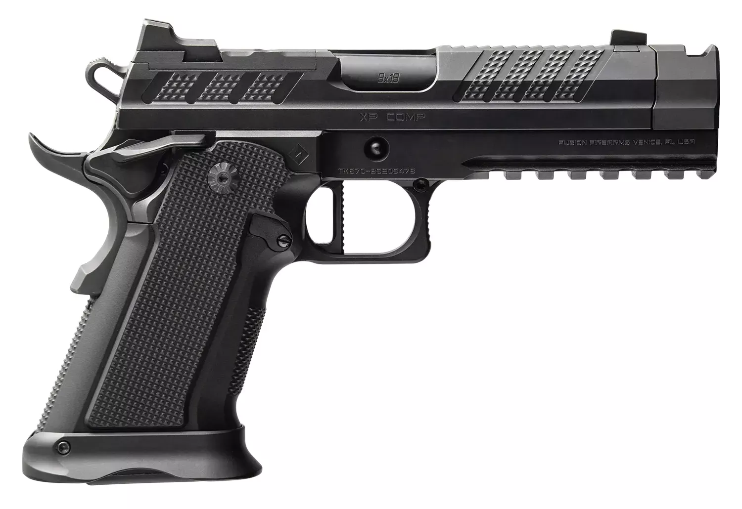 Fusion Firearms XP Pro Comp 9mm Luger Pistol 4.60" Black XPCOMP9BLK
