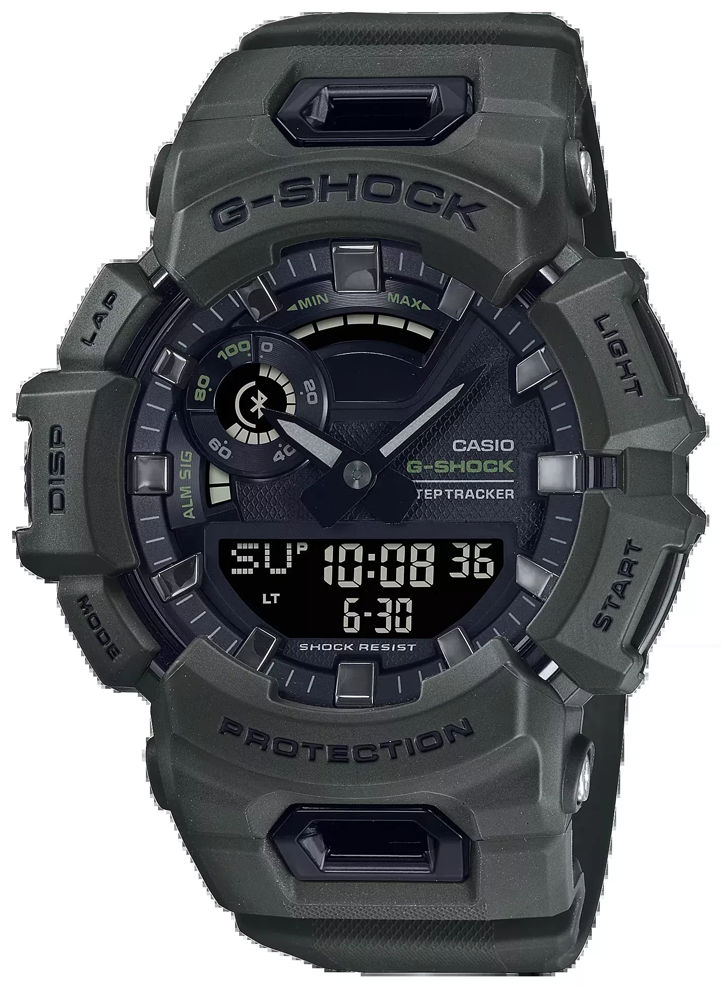 G-shock/vlc Distribution G-shock, Gshock Gba900uu3aTactical Move Step TrackerGrn