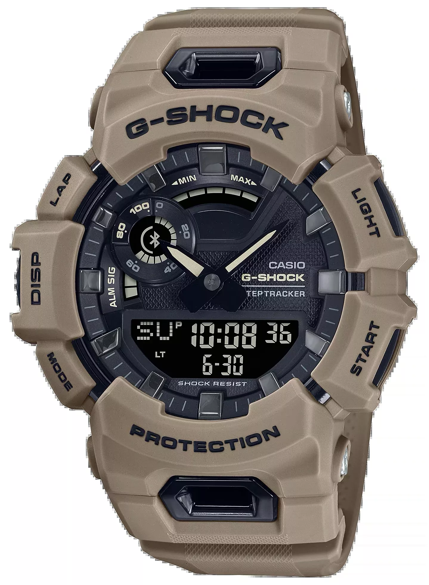 G-shock/vlc Distribution G-shock, Gshock Gba900uu5aTactical Move Step TrackerTan