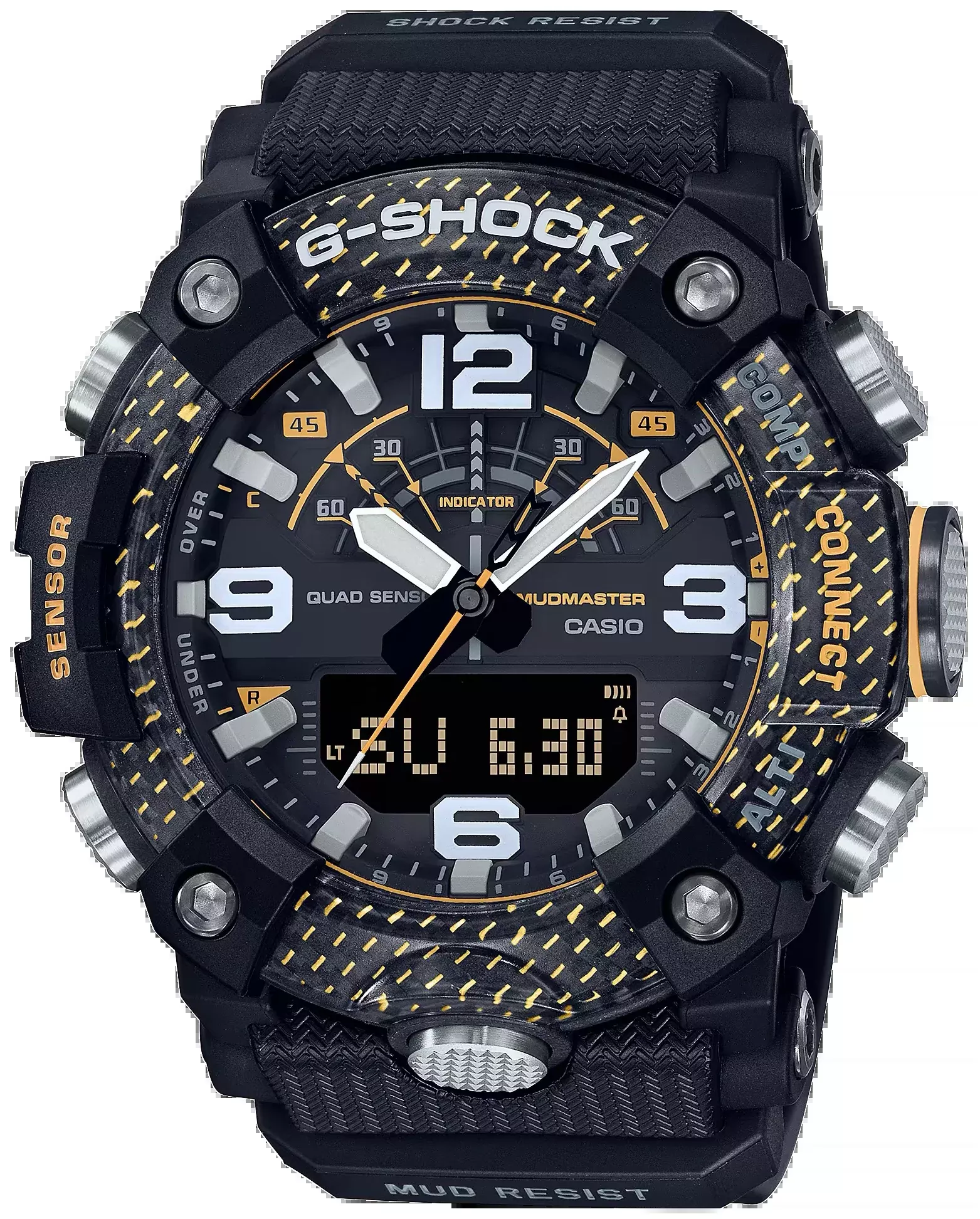 G-shock/vlc Distribution G-shock, Gshock Ggb100y1Tactical MudmasterBlk/yel