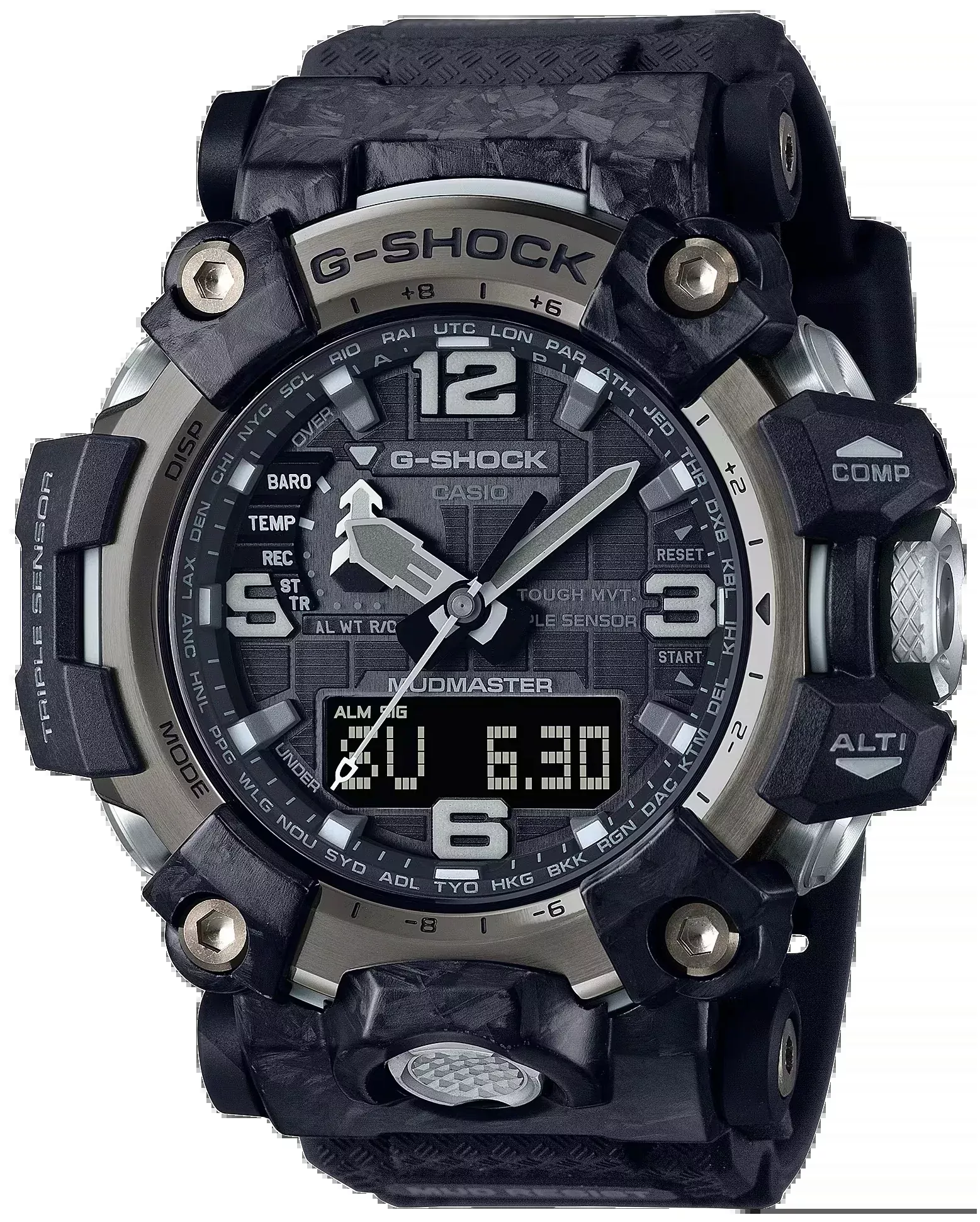 G-shock/vlc Distribution G-shock, Gshock Gwg20001a1Tactical Mudmaster SolarBlk