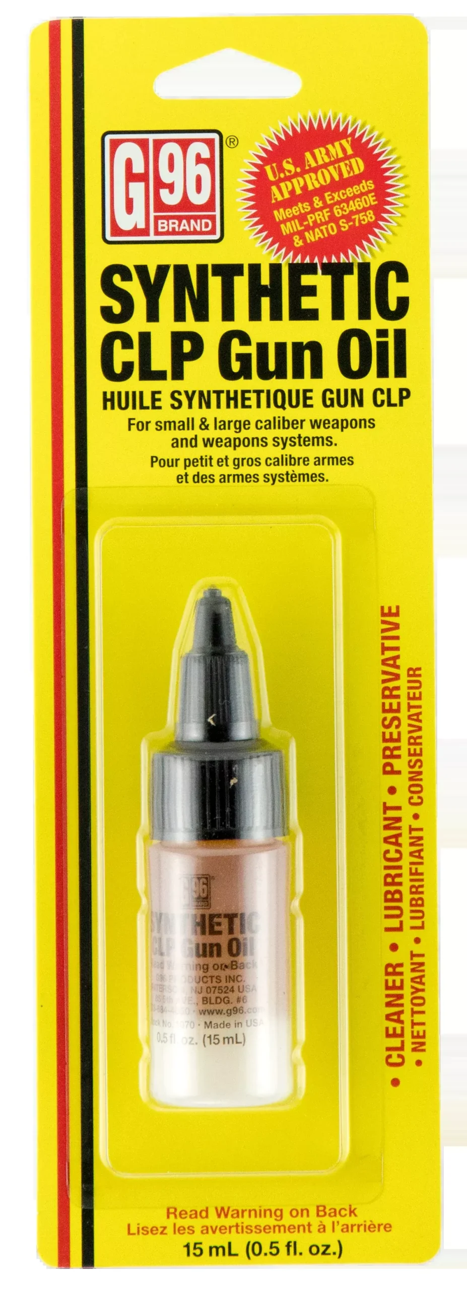G96 Gun Oil, G-96 1070Synthetic Pin Point Oiler