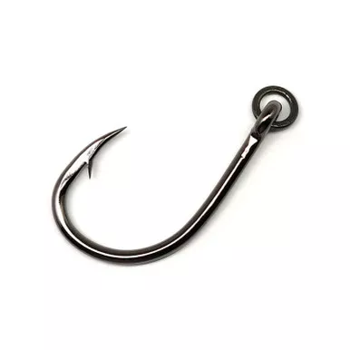 GAMAKATSU Live Bait NS Black Hook w/ Solid Ring (18413R)