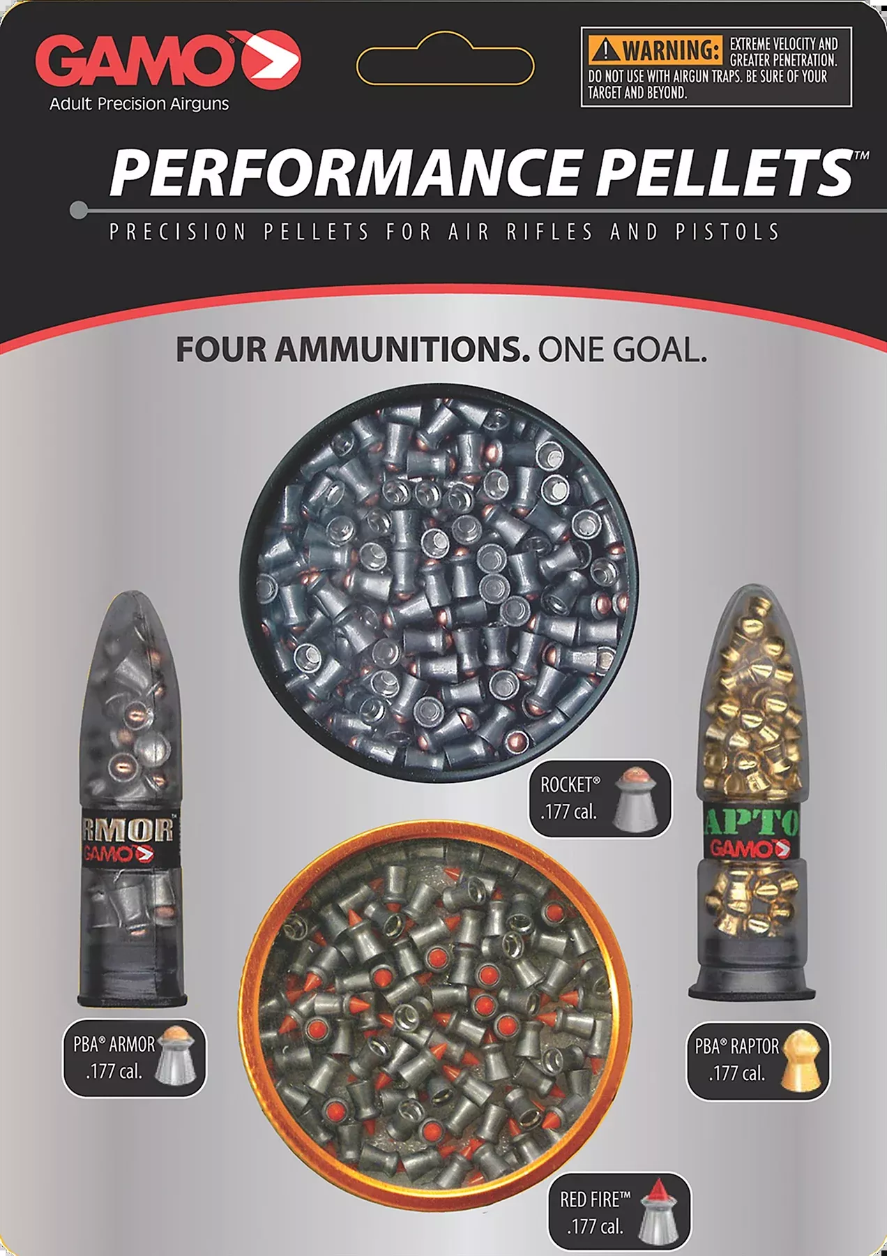 Gamo Combo Pack Performance .177 Pel