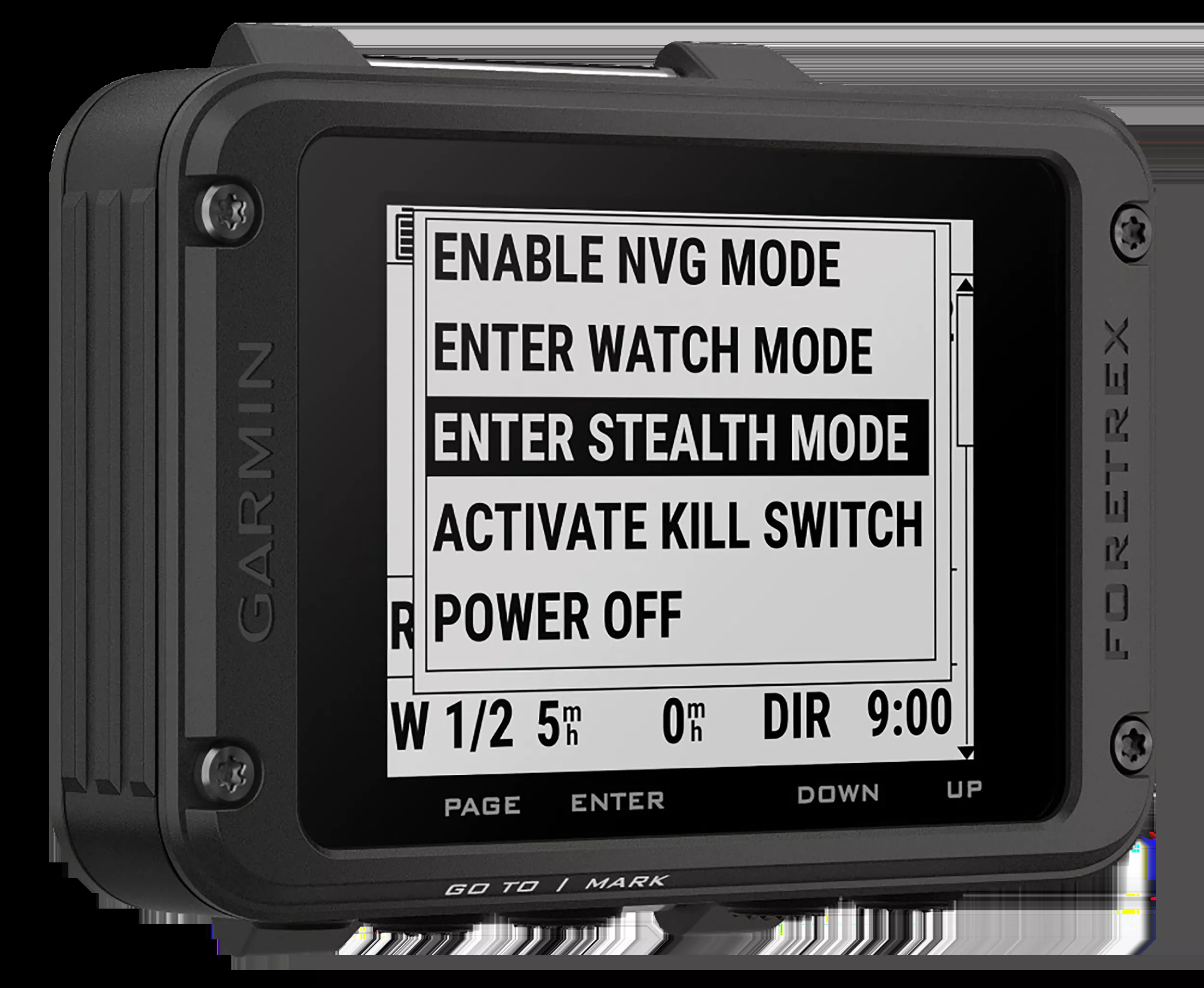 Garmin Fortex 801 GPS Navigator Black Monochrome MIP Display