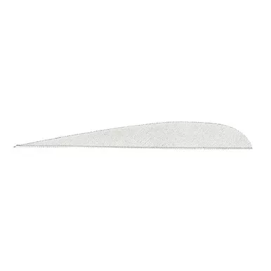 Gateway 500LPSFW-100 Parabolic Feathers 5 Inches, LW White, 100 Pack