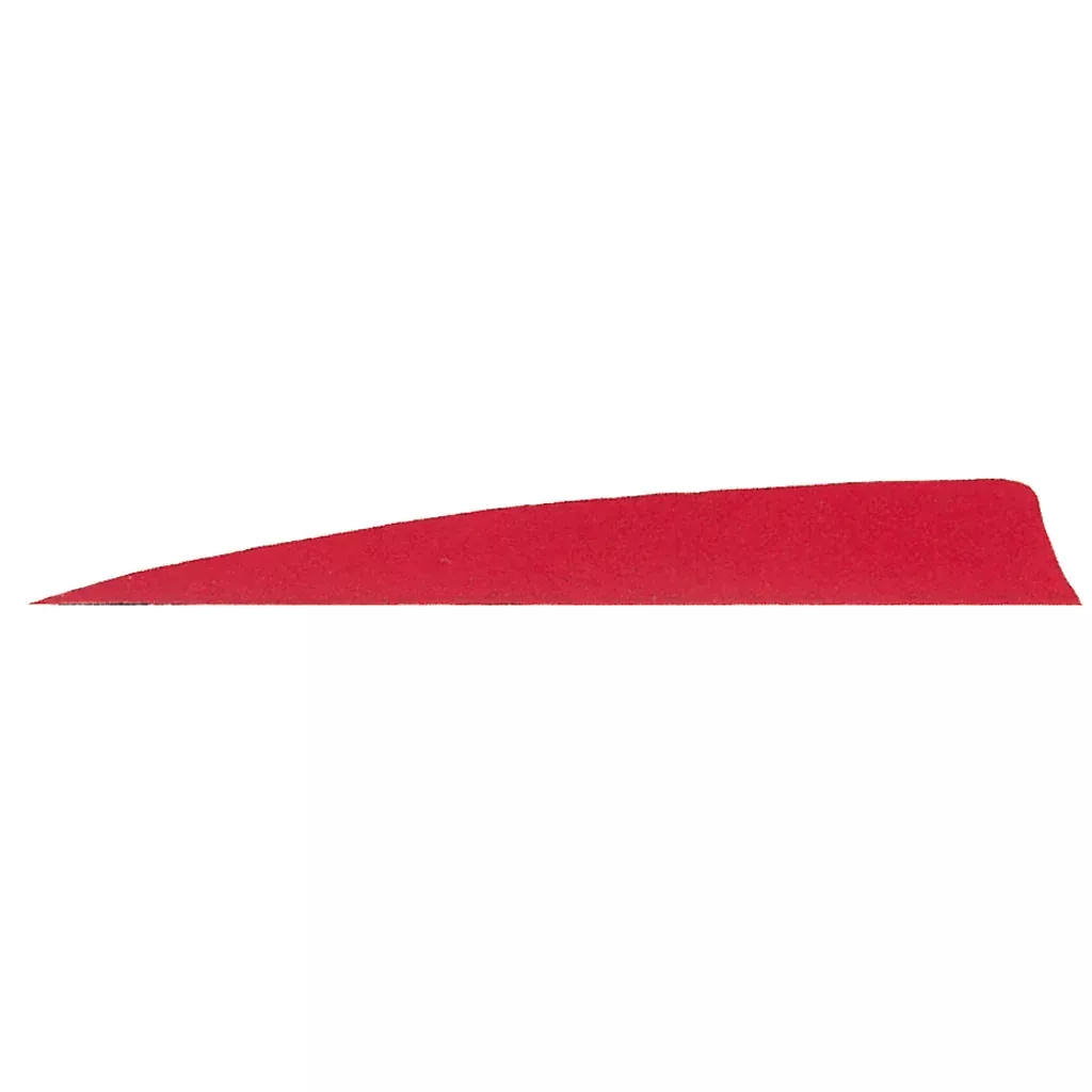 Gateway Shield Cut Feathers Red 5 In. Rw 50 Pk.