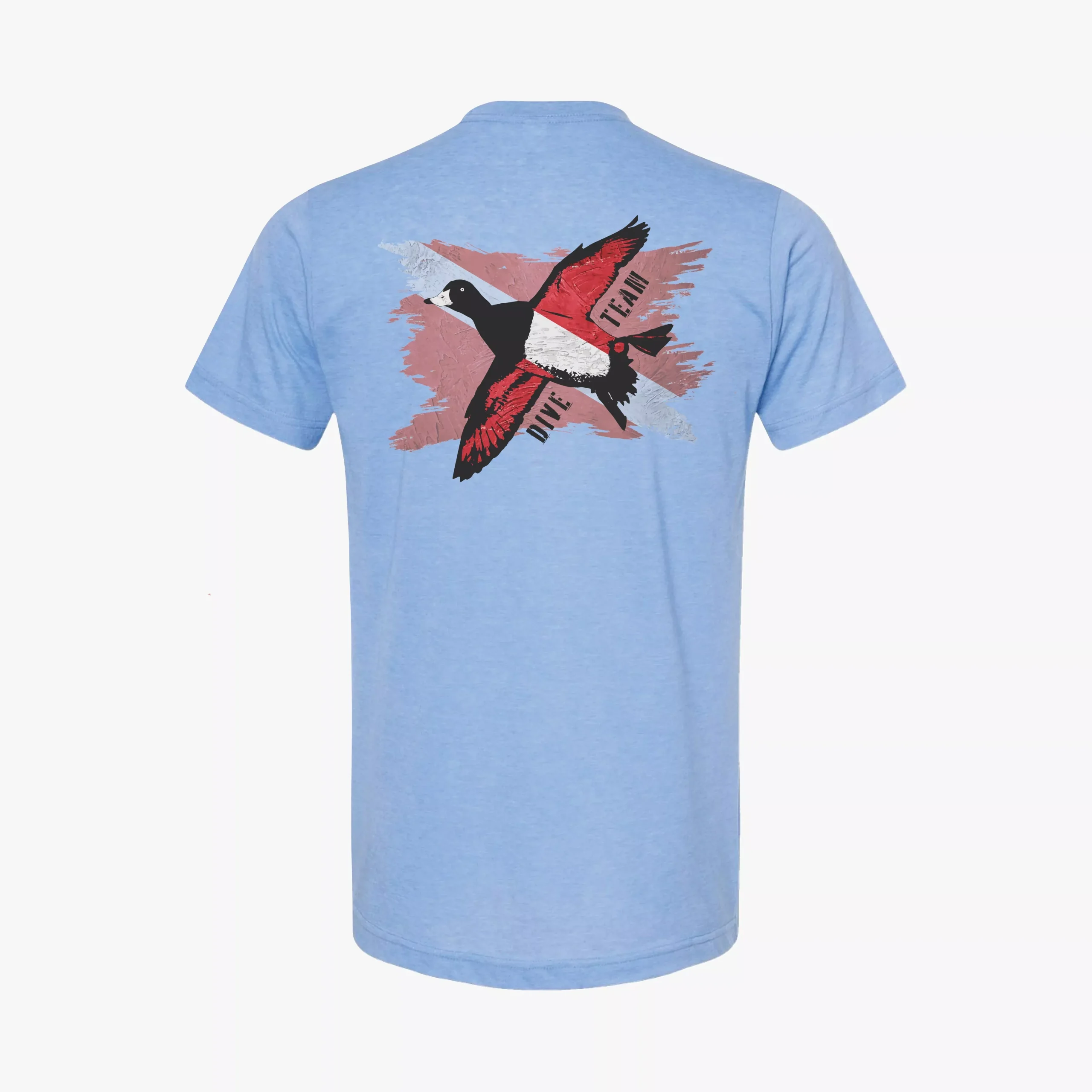 Gator Wader Dive Team Graphic Tee | Heather Blue