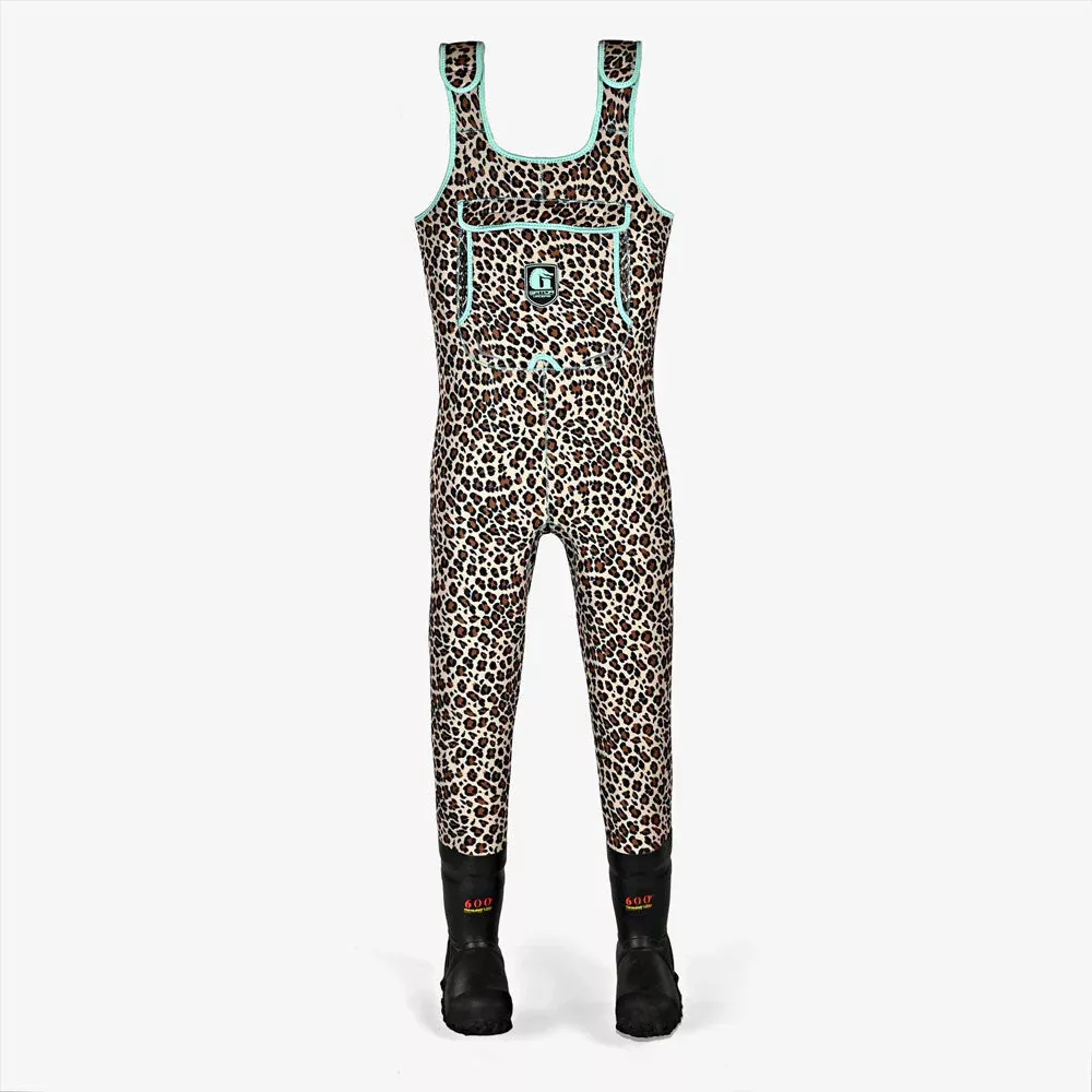 Gator Waders Women's Retro Neoprene Chest Waders – Leopard Print