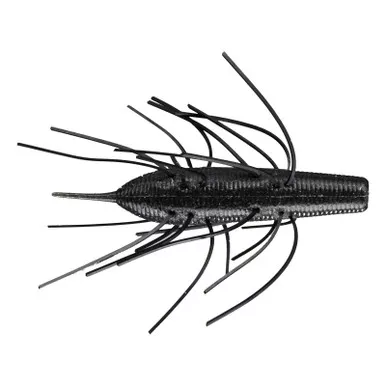 Geecrack Imo Kemushi Stick Worm 3.75" 4 Pack Solid Black
