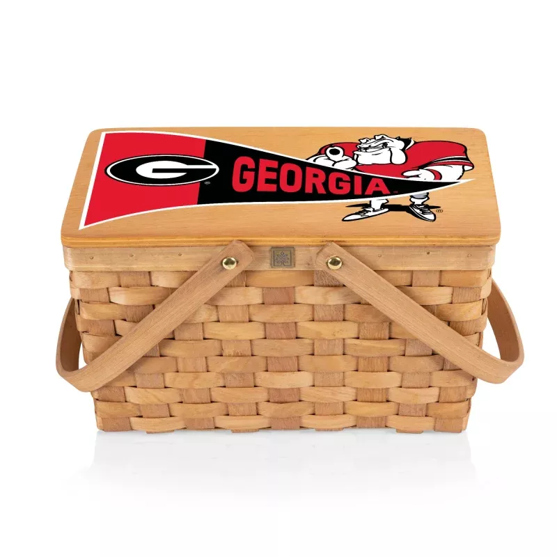 Georgia Bulldogs – Poppy Personal Picnic Basket