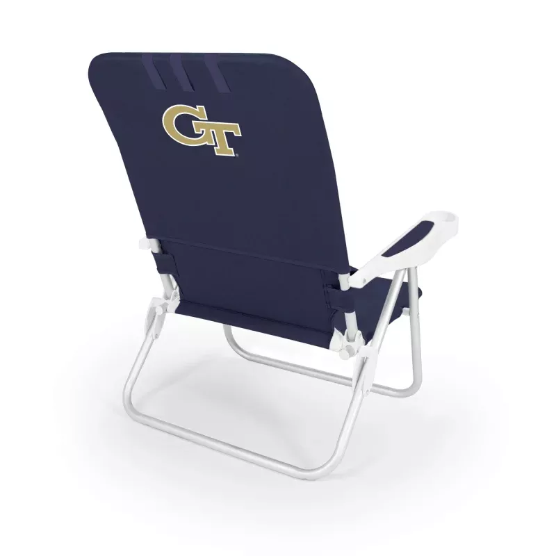 Georgia Tech Yellow Jackets – Monaco Reclining Beach Backpack Chair