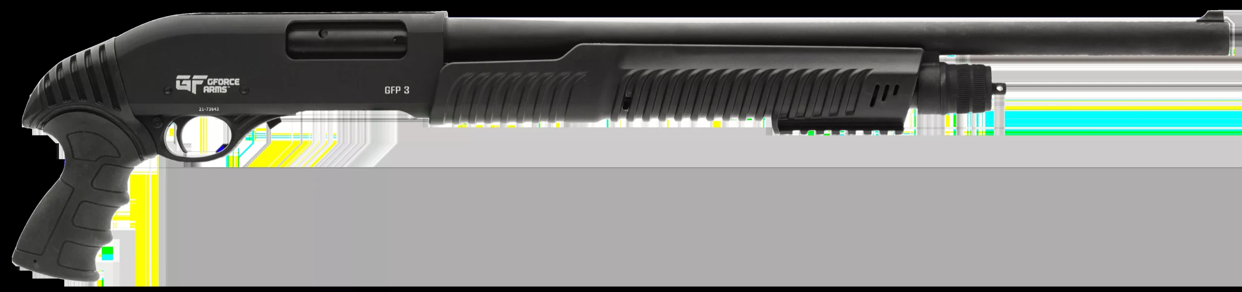 Gforce Arms GFP3REX 12 Gauge Pump Shotgun 20″ Black GFP3REX