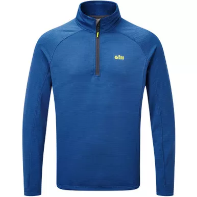 GILL Men's OS Thermal Zip Neck Atlantic Blue Top (1081BLU42)