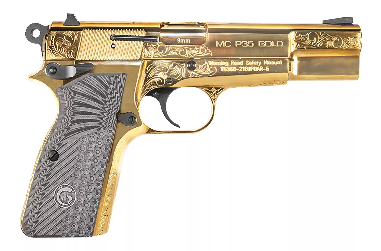 Girsan MC P35 9mm Luger Pistol 4.87″ Gold 390488