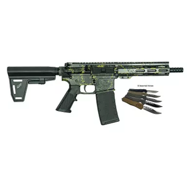 GLFA GL15 LBLK-PISTOL BUNDLE 7.5 BRACE LICHEN-BLK