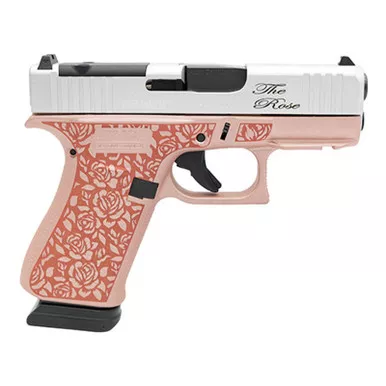 Glock 43 X MOS 9m 3.441" Barrel 15 Round Rose Gold Cerakote