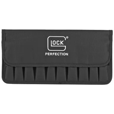 Glock AP60221 Perfection OEM 10 Magazine Pouch w/ Hook & Loop Cover, Black