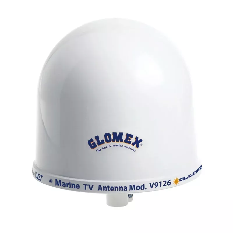 Glomex 10 Dome TV Antenna w/Auto Gain ControlMount