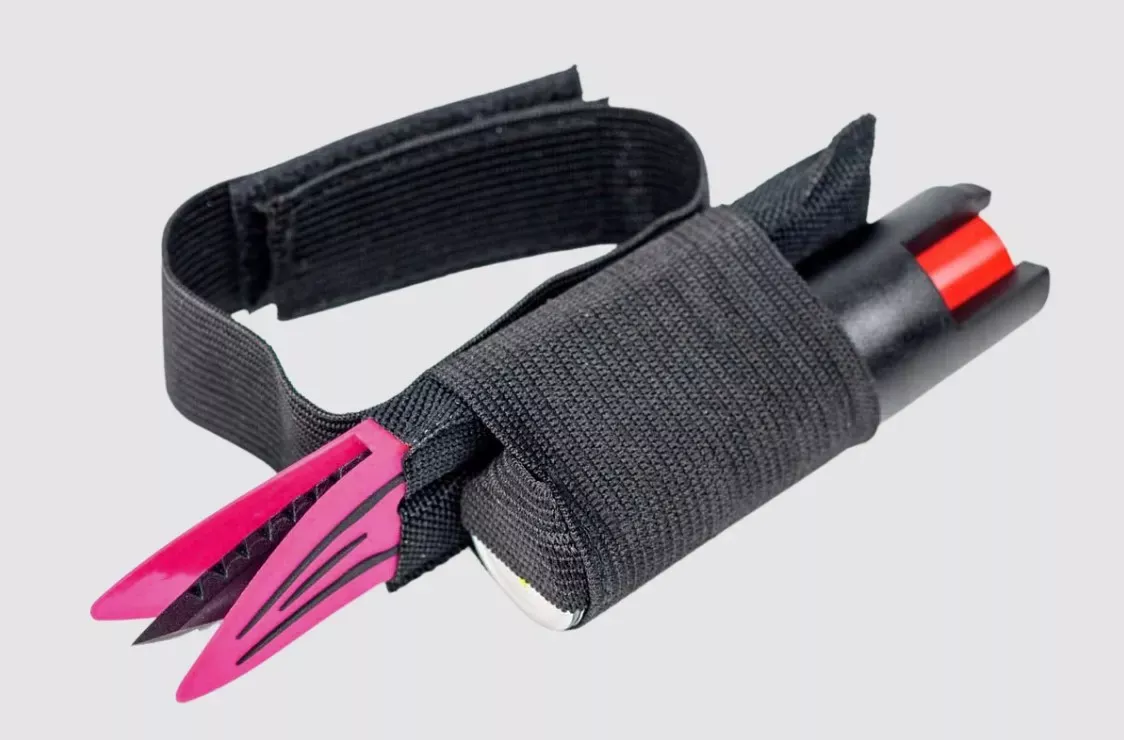 Go Guarded Hand Held with Pepper Spray Magenta