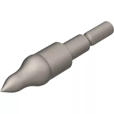 Gold Tip EZ24612512 EZ-Pull Points 5/16 125 Grain, Silver, 12 Pack