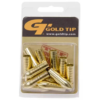 Gold Tip GLUTX10012 Glue In Points Triple X 100 Grain, Silver, 12 Pack