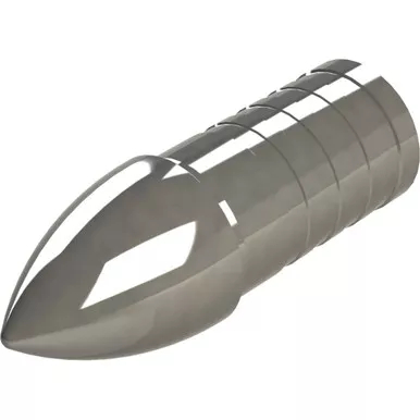 Gold Tip GLUXC9012 Glue In Points X-Cutter 90 Grain, Silver, 12 Pack