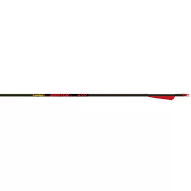 Gold Tip HUN500A46 Hunter Arrows 500 4 Inches, Vanes Black, 6 Pack