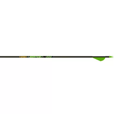Gold Tip HXT400A26 Hunter XT Arrows 400 Raptor Vanes Black, 6 Pack