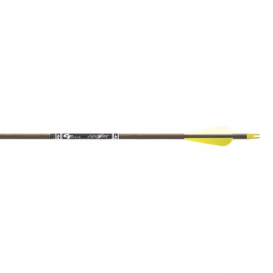Gold Tip LIGA256 Lightning Arrows 2.5 Inches, Vanes Black, 6 Pack