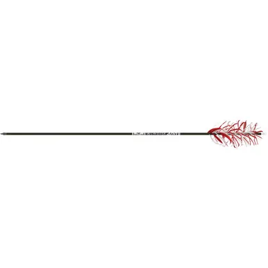 Gold Tip TWISTER500F1 Twister FluFlu Arrows 500 Black, 1 Pack