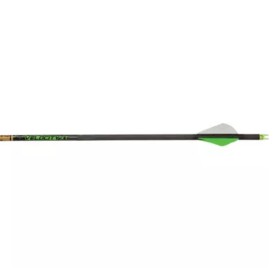 Gold Tip VELXT300A2 Velocity XT Arrows 300 2 Inches Vanes Black, 1 Dozen