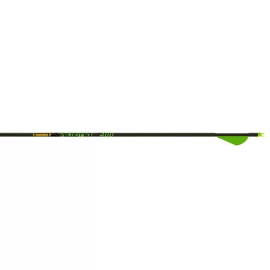 Gold Tip VELXT340A26 Velocity XT Arrows 340 Raptor Vanes Black, 6 Pack